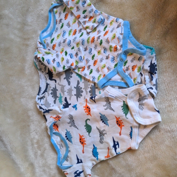 Dino Onsie Set of 3 - Picture 2 of 5